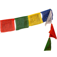 Tibetanska  böneflaggor