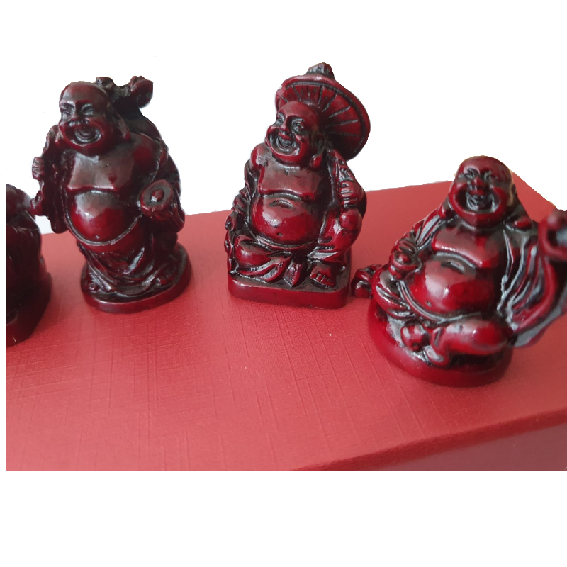 Buddha 6 st figurer