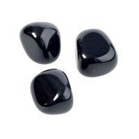 Svart Obsidian - Trumlad, 100 gram