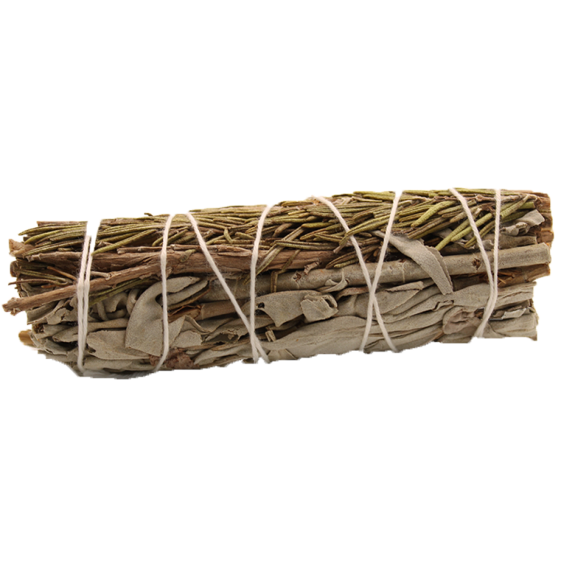 Rosmarin och vit salvia smudgestick