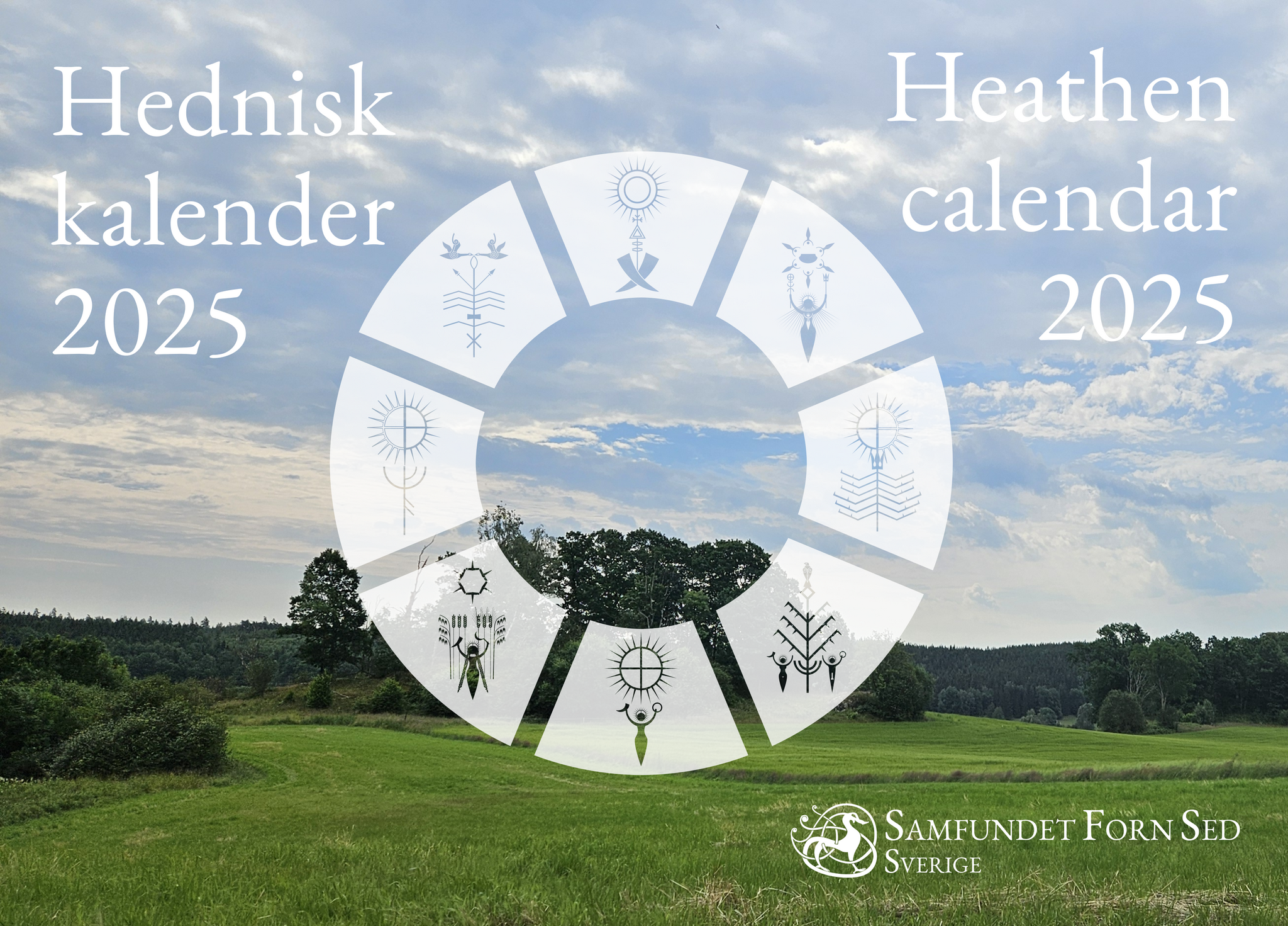 Hednisk kalender 2025. Forn Seds almanacka
