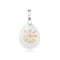 Vegvisir - Hänge av bergskristall