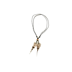 Halsband med fjädrar