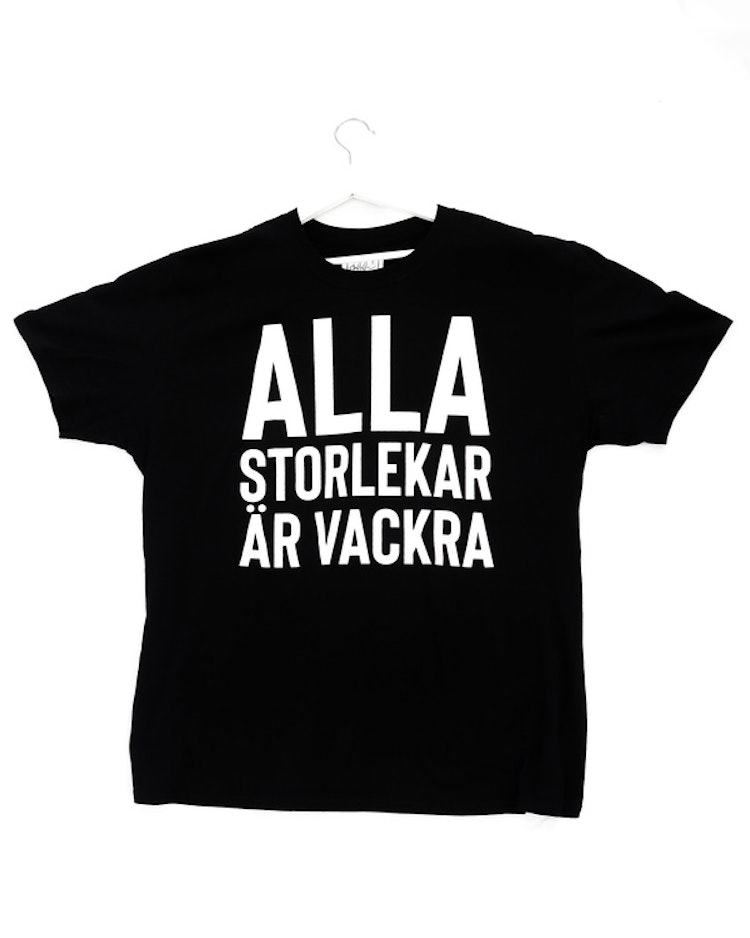 T-shirt "Alla storlekar är vackra"