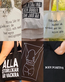 Paket: Alla sex tygpåsar