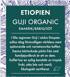 Etiopien - Guji Organic Råkaffe