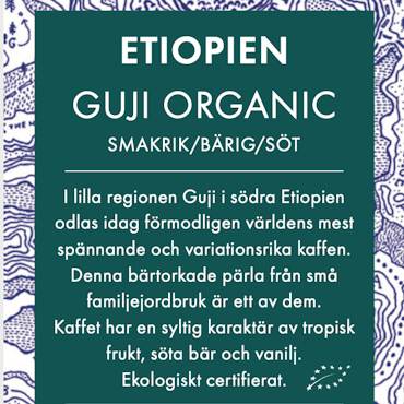 Etiopien - Guji Organic Råkaffe