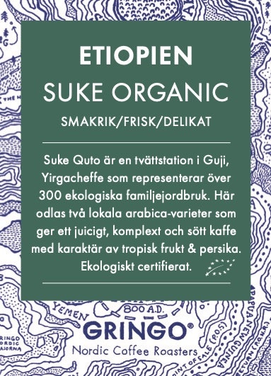 Suke Organic, Råkaffe