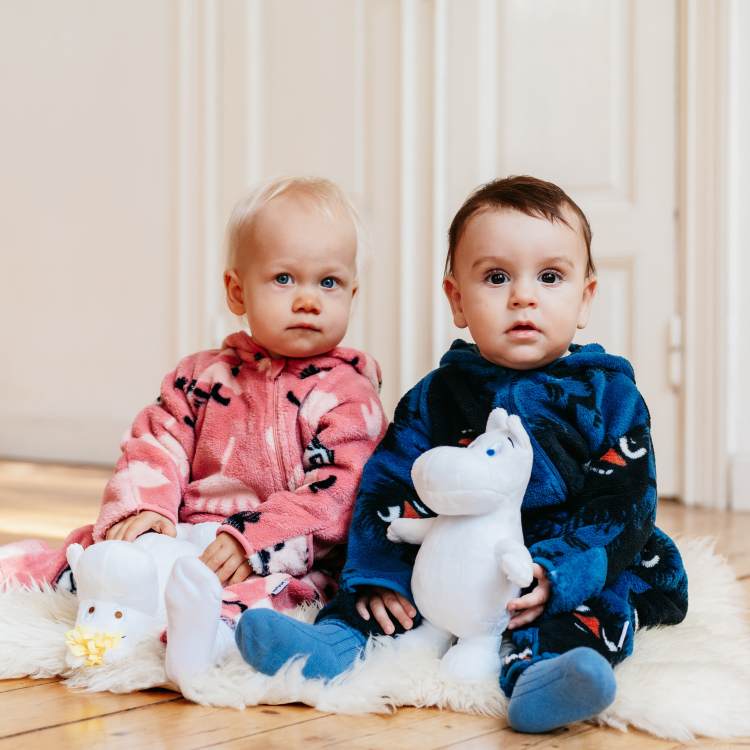 Mumin Skojare overall baby blå