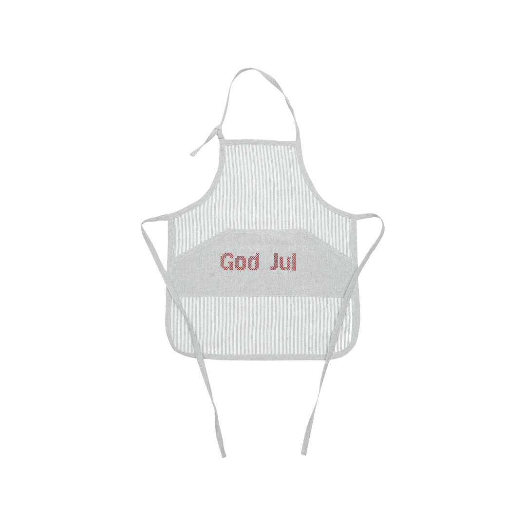 Barnförkläde recycled God Jul 2-5år
