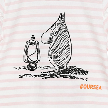 Our Sea T-shirt Rosa