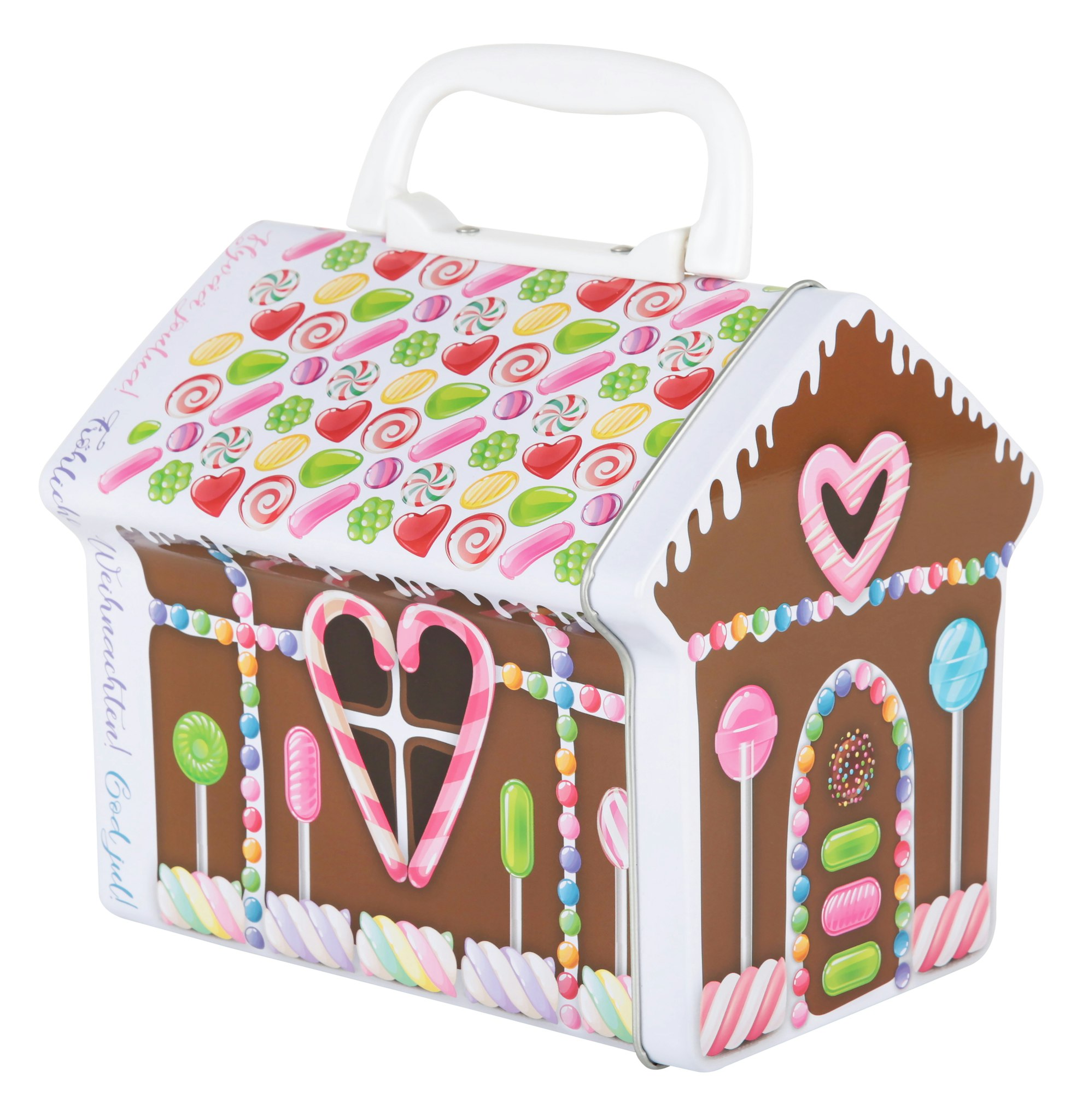 Pepparkakshus i plåt - Innehåller 8 st pepparkaksformar