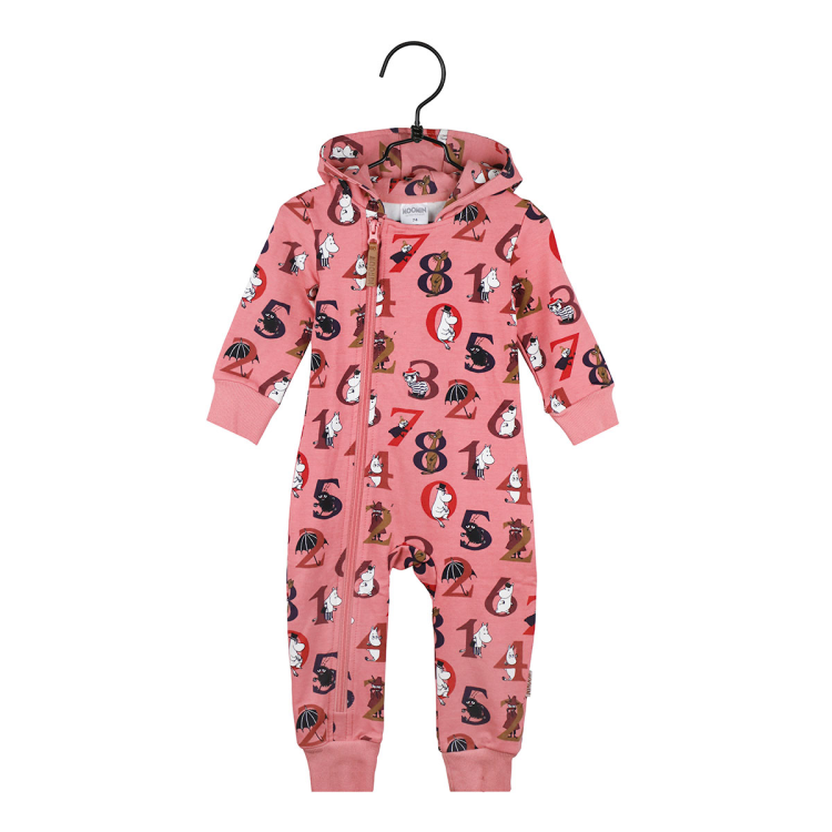 Mumin Numror Onepiece baby Rosa