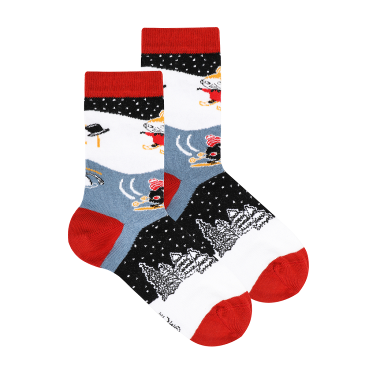 Mumin Vinterspel strumpor - Stl. 31-34
