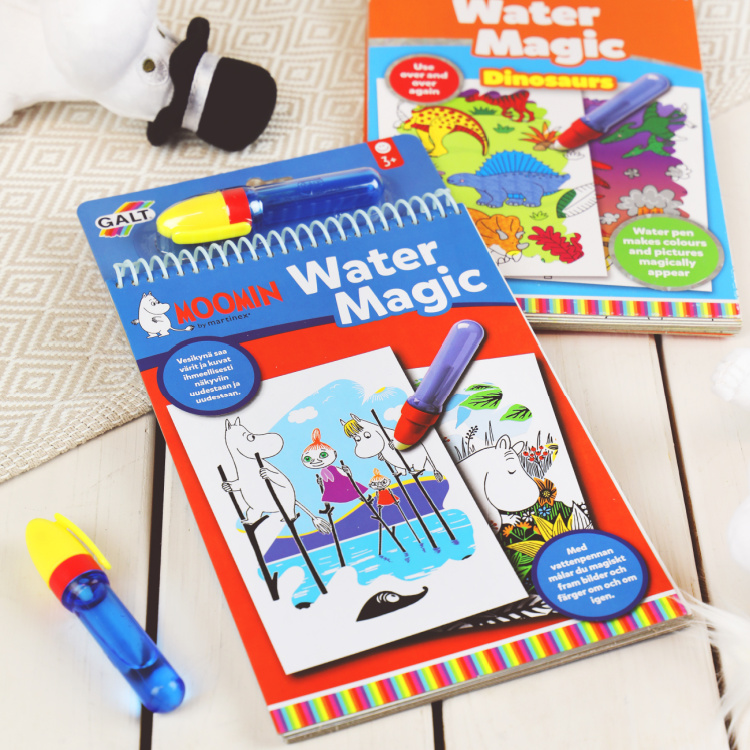 Mumin Water Magic - En magisk målarbok