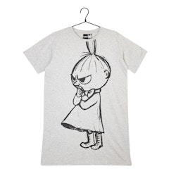 Oversize t-shirt/Nattlinne Lilla My Grå