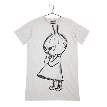 MUMIN - Oversize t-shirt/Nattlinne  Lilla My Grå
