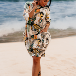 MUMIN - Iida klänning Orkide sand