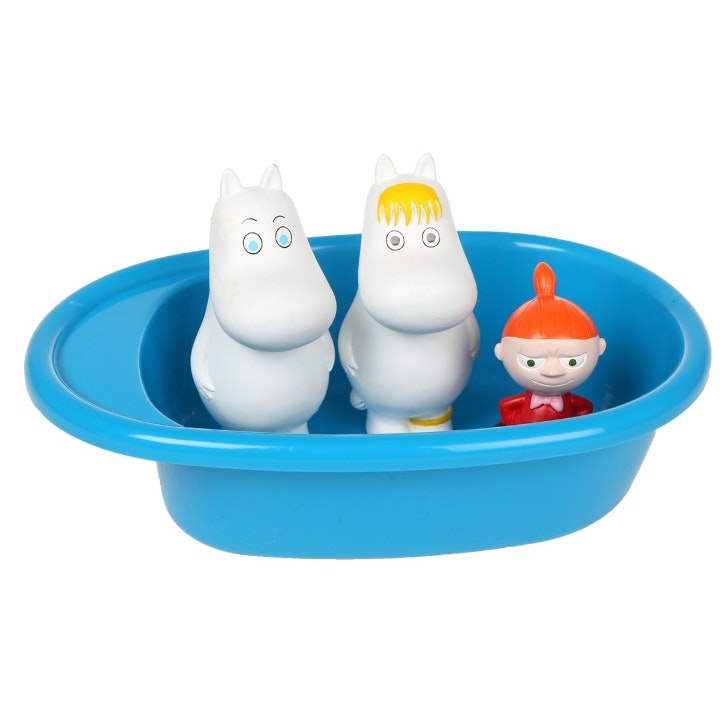 Mumin Badfigurer med badkar