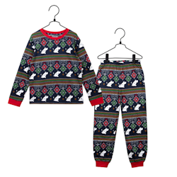 Mumin Ornament pyjamas barn mörkblå