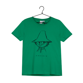 Mumin T-shirt Snusmumriken Grön