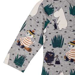Mumin Berättelse pyjamas gråmelerad - Stl. 92cl