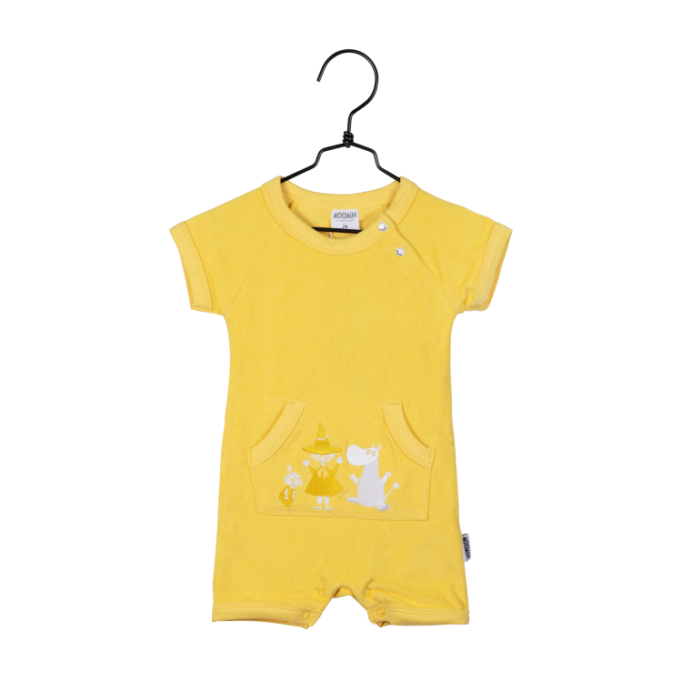 Mumin Frotteplaysuit Gul