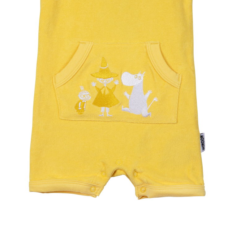Mumin Frotteplaysuit Gul