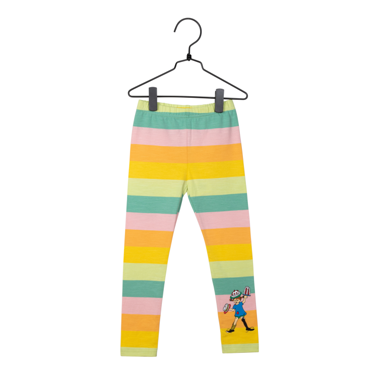 Pippi Regnbåge leggings - Stl. 122cl