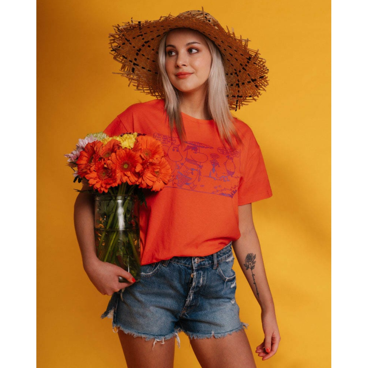 Mumin Saimi-t-shirt Bikini röd