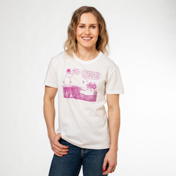 Mumin Saimi-t-shirt Best Mum naturvit