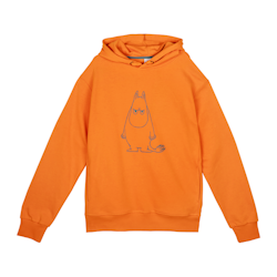 Mumin Kaino Huvtröja Ilska orange