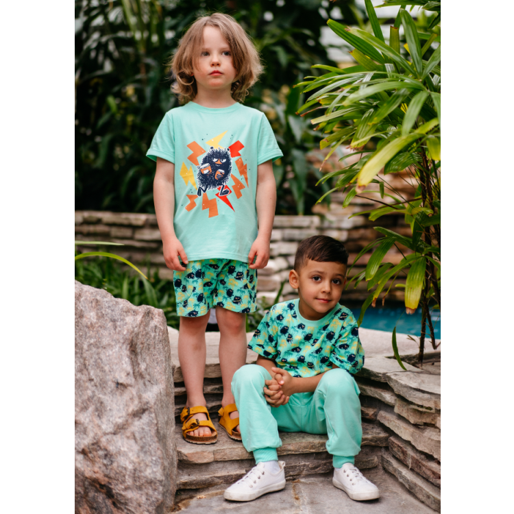 Mumin Palm T-shirt mintgrön