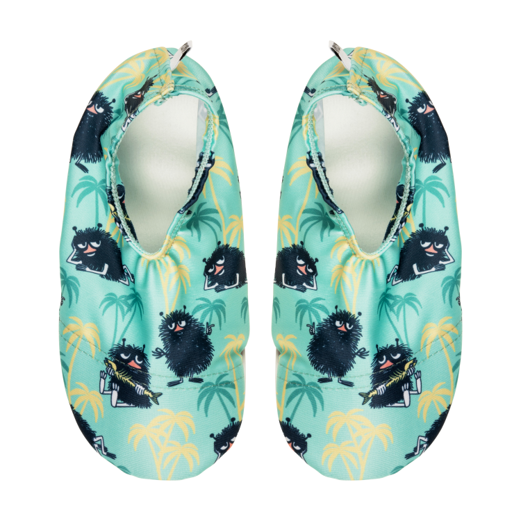 Mumin Palm non-slip toffla mintgrön