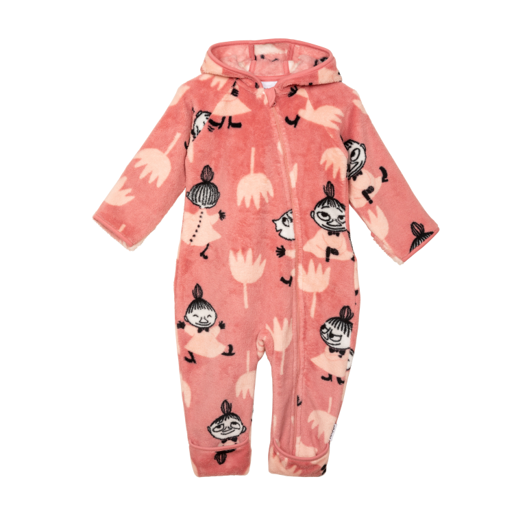 Mumin Tulpaner overall baby rosa