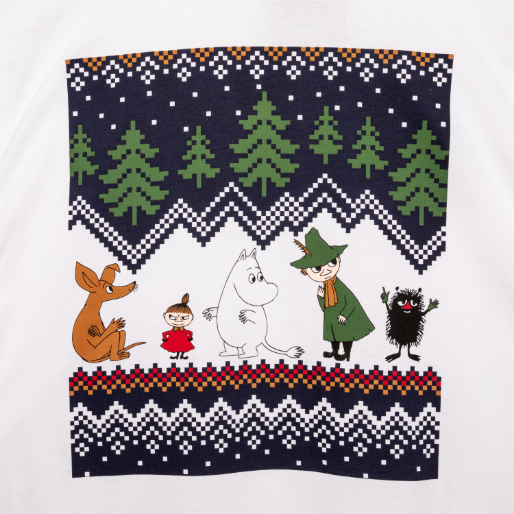 Mumin Oiva t-shirt Bergstrakt naturvit