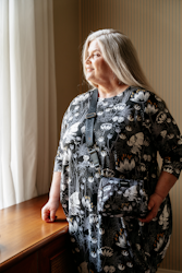 Mumin Iida klänning Azalea svart
