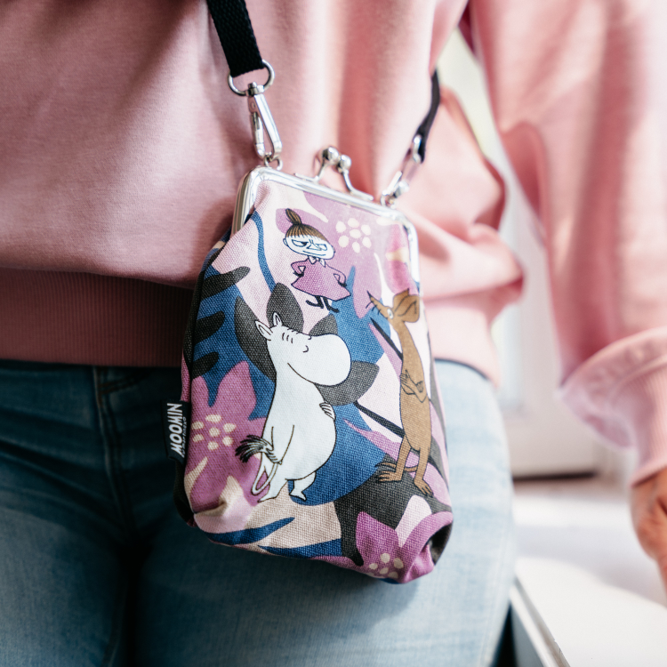 Mumin Vinssi axelväska Söt rosa