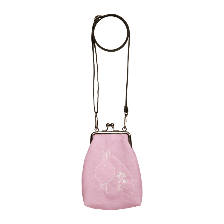 Mumin Vinssi axelväska Mumin rosa