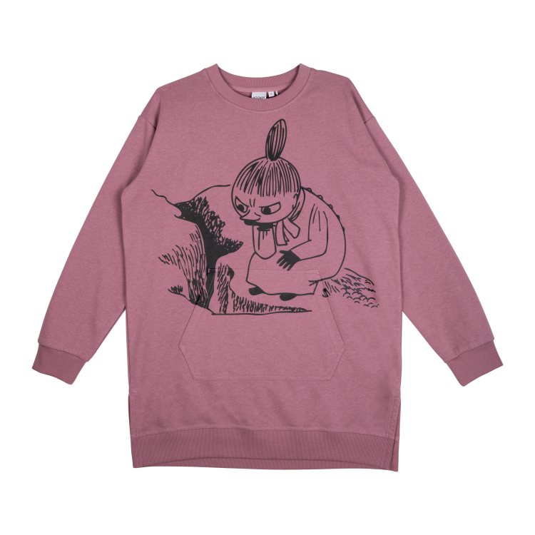 Mumin Viivi sweatshirttunika My lila