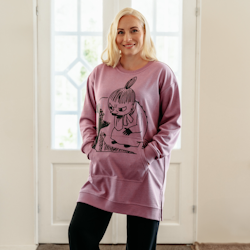 Mumin Viivi sweatshirttunika My lila