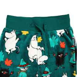 Mumin Hurtigt velourbyxa baby grön
