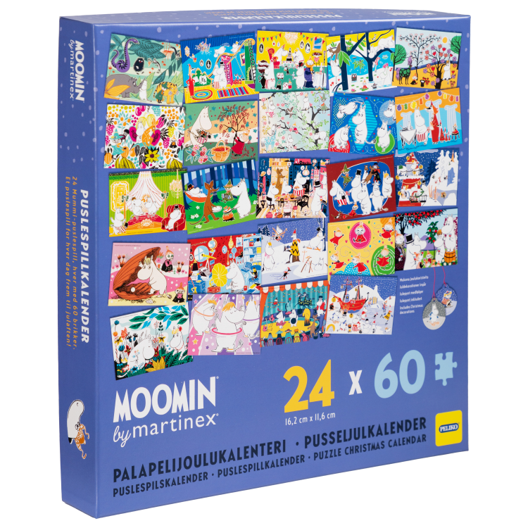 Mumin Pusseljulkalender 24x60 bitar