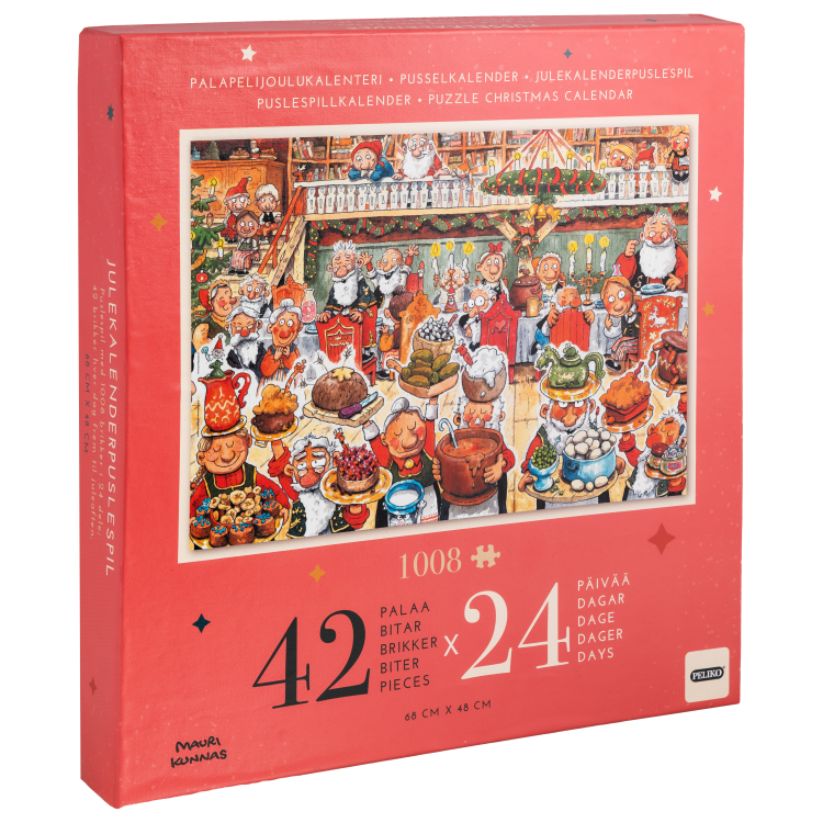 Pusseljulkalender 1008 bitar