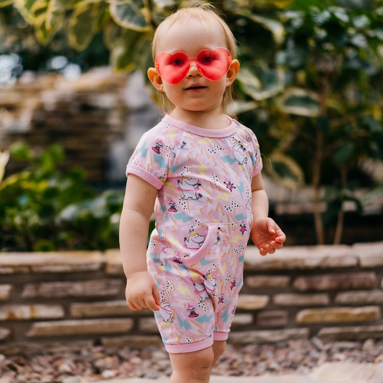 Mumin Dansare playsuit rosa