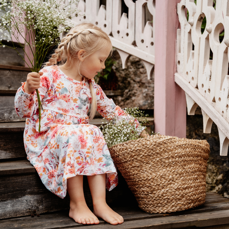 MA-IA Dahlia klänning nvit