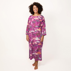 Mumin Skörd kaftan 3/4s hallon