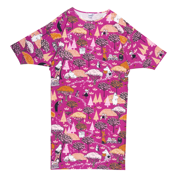 Mumin Skörd kaftan 3/4s hallon