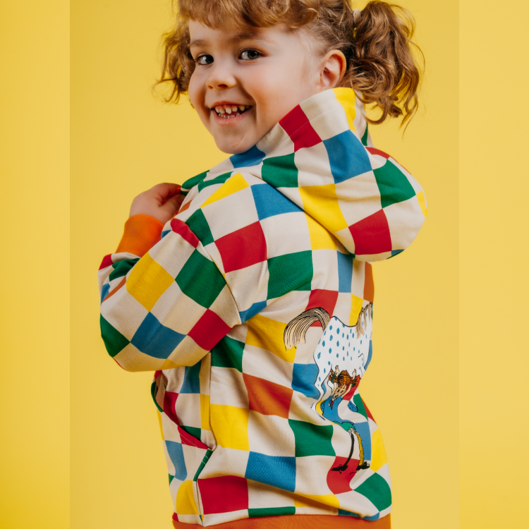 Pippi ruta munkjacka kitt