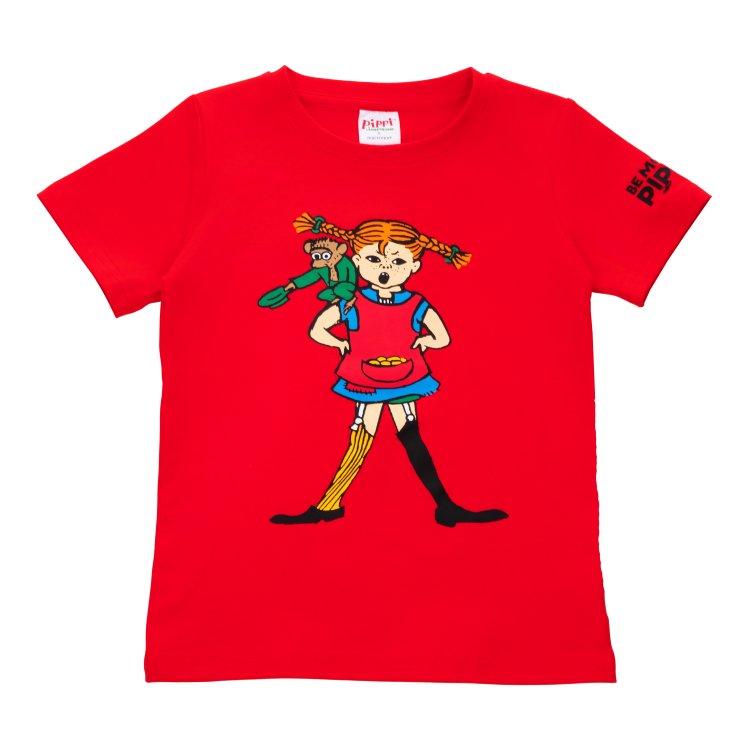 Pippi och Herr Nilsson t-shirt röd